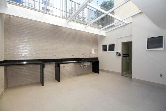 Área Comum - Espaço Gourmet e Salão de Festas de apartamento à venda com 3 quartos, 116m² em Cerqueira César, São Paulo