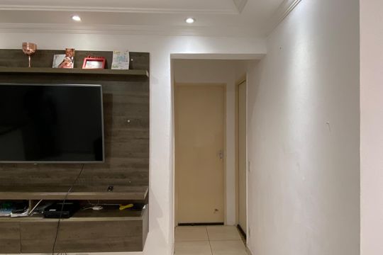 Sala - Cozinha de apartamento à venda com 2 quartos, 55m² em Bandeiras, Osasco