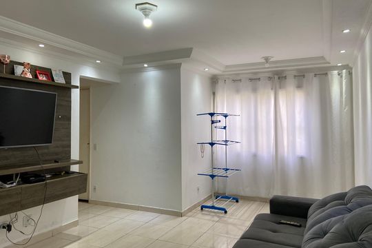 Sala - Cozinha de apartamento à venda com 2 quartos, 55m² em Bandeiras, Osasco