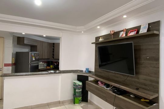 Sala - Cozinha de apartamento à venda com 2 quartos, 55m² em Bandeiras, Osasco