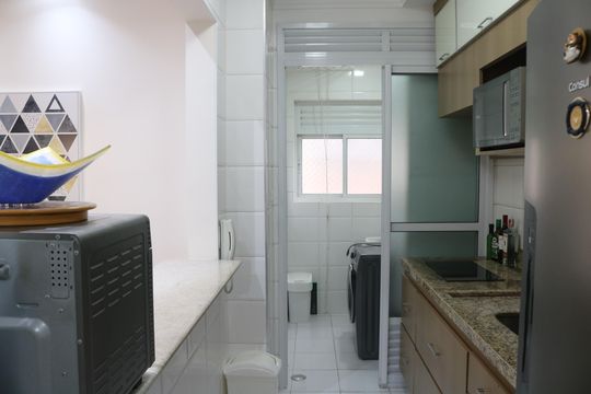 Cozinha de apartamento à venda com 2 quartos, 74m² em Perdizes, São Paulo