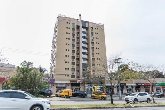 Fachada de apartamento para alugar com 1 quarto, 47m² em Boa Vista, Porto Alegre
