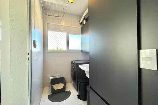 Área de Serviço de apartamento à venda com 2 quartos, 77m² em Jardim Prudência, São Paulo