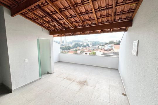 Varanda gourmet de casa de condomínio à venda com 3 quartos, 124m² em Jardim Santa Ines, São Paulo