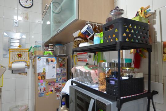 Cozinha de apartamento à venda com 2 quartos, 63m² em Jardim Sulacap, Rio de Janeiro