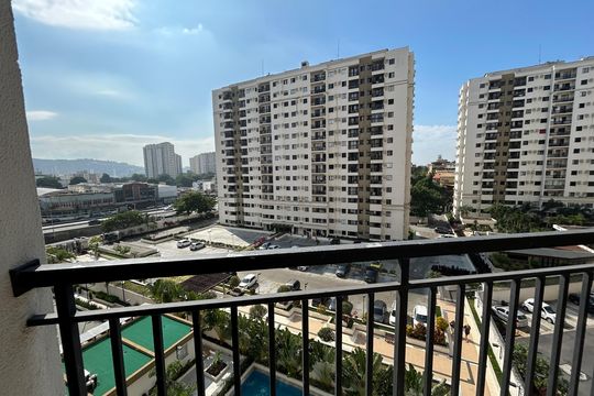 Varanda da Sala de apartamento à venda com 2 quartos, 49m² em Del Castilho, Rio de Janeiro