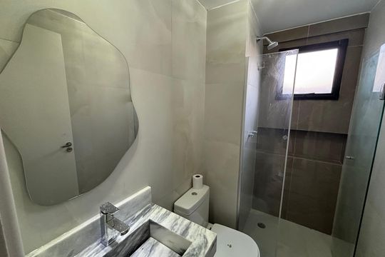 Banheiro de apartamento para alugar com 2 quartos, 38m² em Cidade Antônio Estêvão de Carvalho, São Paulo