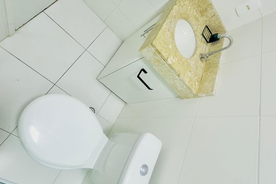 Banheiro de kitnet/studio à venda com 1 quarto, 38m² em Vila Galvão, Guarulhos