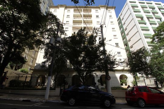 Fachada do Prédio de apartamento para alugar com 3 quartos, 126m² em Itaim Bibi, São Paulo