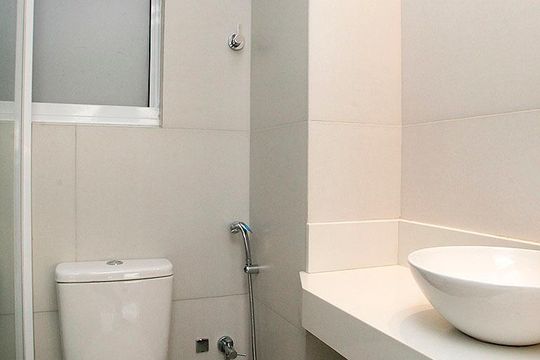 Banheiro de apartamento para alugar com 1 quarto, 41m² em Centro Histórico, Porto Alegre