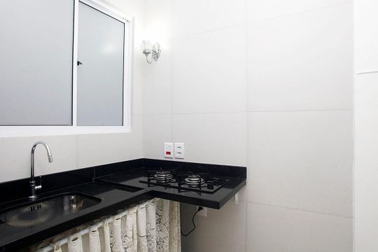 Cozinha de apartamento para alugar com 1 quarto, 41m² em Centro Histórico, Porto Alegre