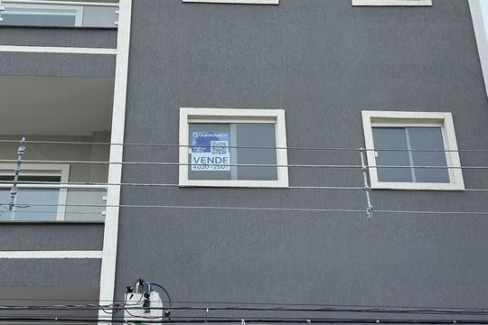 Fachada+Placa de apartamento à venda com 2 quartos, 42m² em Jardim Sao Carlos (zona Leste), São Paulo