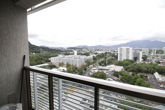 Varanda de apartamento para alugar com 1 quarto, 36m² em Jacarepaguá, Rio de Janeiro