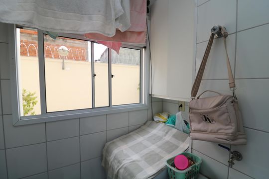 Área de Serviço de apartamento à venda com 2 quartos, 50m² em Vila Antonieta, São Paulo