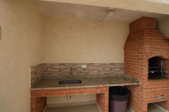 Área comum - Churrasqueira de apartamento à venda com 2 quartos, 50m² em Vila Antonieta, São Paulo