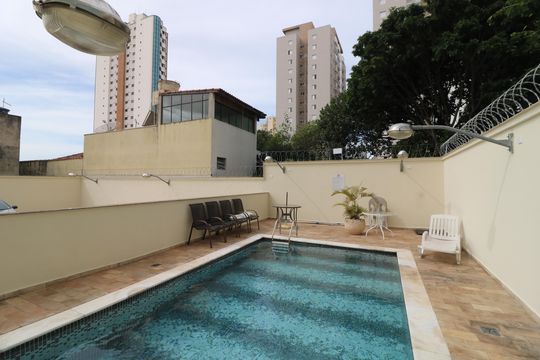 Área comum - Piscina de apartamento à venda com 2 quartos, 50m² em Vila Antonieta, São Paulo
