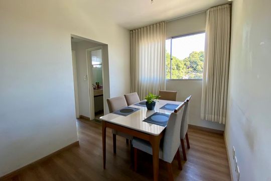 Sala de apartamento à venda com 4 quartos, 118m² em Chácaras, Betim