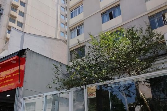 Fachada de apartamento à venda com 1 quarto, 40m² em Bela Vista, São Paulo