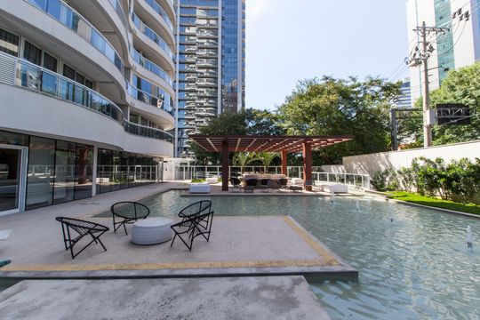 Área comum de apartamento à venda com 1 quarto, 70m² em Empresarial 18 do Forte, Barueri