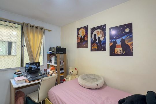 Quarto 3 de apartamento à venda com 3 quartos, 50m² em Parque Santo Antônio, São Paulo