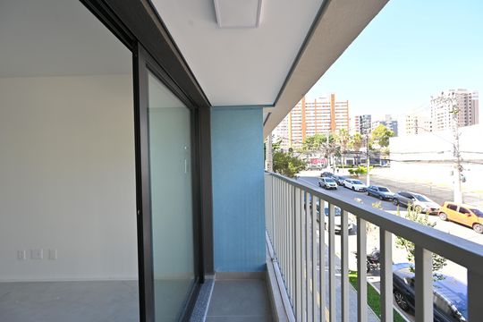 Varanda de kitnet/studio à venda com 1 quarto, 23m² em Vila Clementino, São Paulo