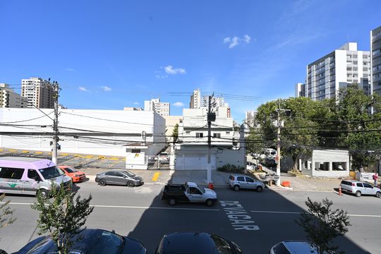 Vista da Varanda de kitnet/studio à venda com 1 quarto, 23m² em Vila Clementino, São Paulo