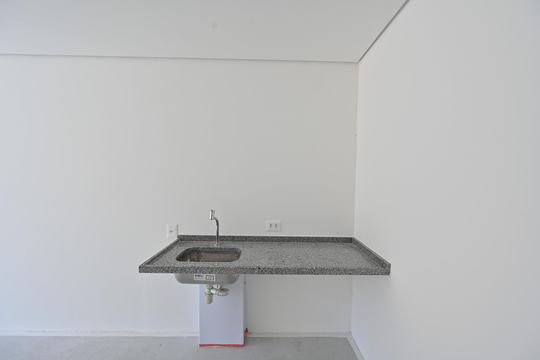 Cozinha de kitnet/studio à venda com 1 quarto, 38m² em Vila Clementino, São Paulo