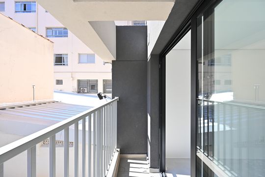 Varanda de kitnet/studio à venda com 1 quarto, 38m² em Vila Clementino, São Paulo
