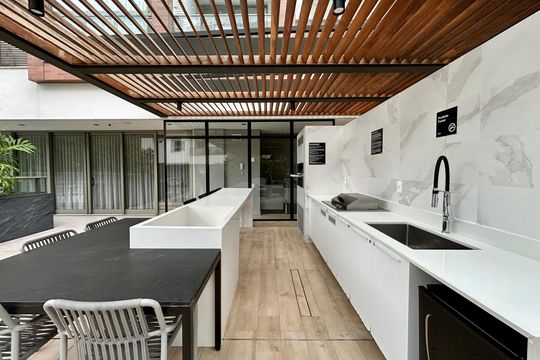 Área comum - Churrasqueira de apartamento para alugar com 2 quartos, 76m² em Córrego Grande, Florianópolis