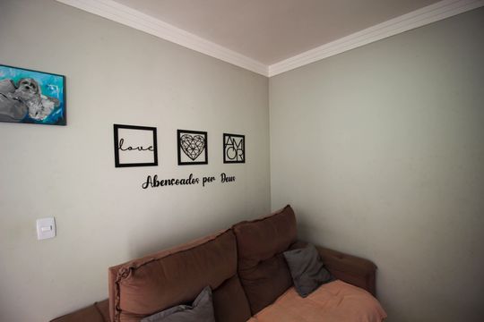 Sala de apartamento para alugar com 2 quartos, 40m² em Vila Guilherme, Votorantim