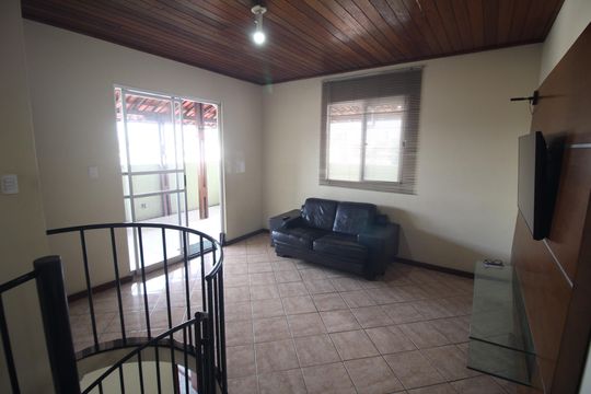 Sala 2 de apartamento à venda com 3 quartos, 101m² em Bairro da Glória, Contagem