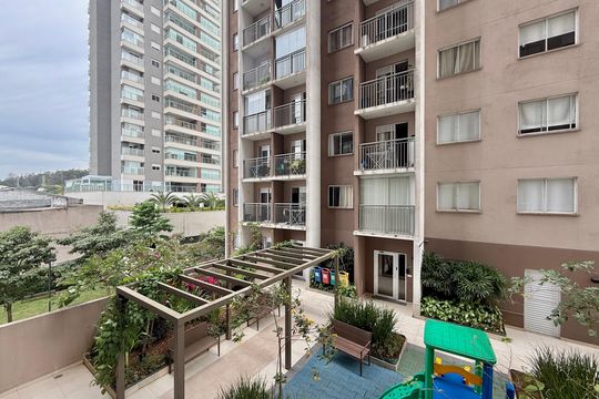 Vista  de apartamento para alugar com 1 quarto, 30m² em Jardim Caravelas, São Paulo