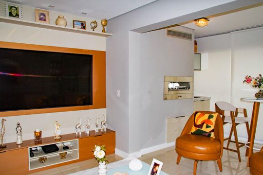 sala de apartamento à venda com 2 quartos, 70m² em Jardim Independência (são Paulo), São Paulo