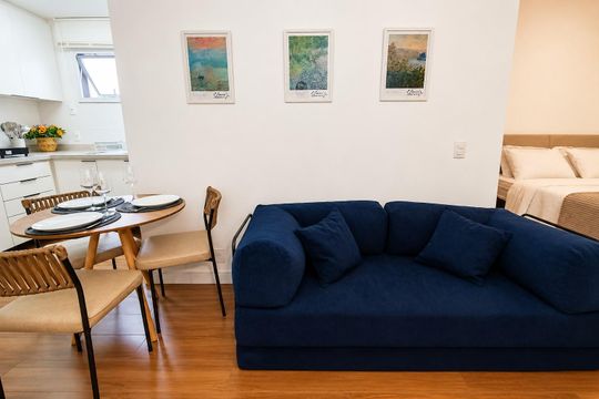 Sala de apartamento à venda com 1 quarto, 47m² em Centro Histórico de São Paulo, São Paulo