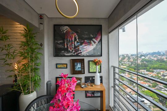 Varanda de apartamento para alugar com 2 quartos, 55m² em Vila Progredior, São Paulo
