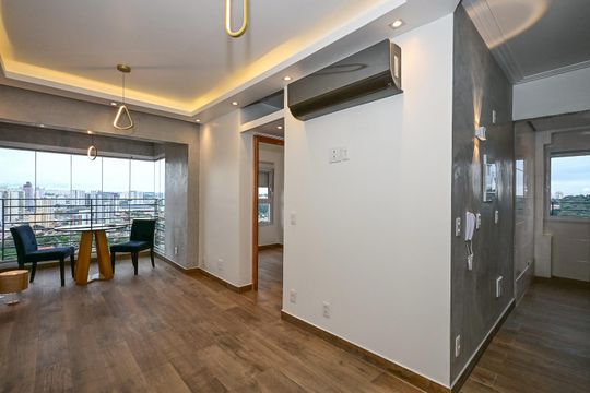Sala de apartamento para alugar com 2 quartos, 55m² em Vila Progredior, São Paulo