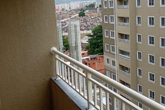 Varanda de apartamento à venda com 2 quartos, 42m² em Del Castilho, Rio de Janeiro