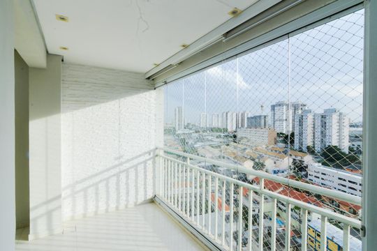 Varanda da Sala de apartamento à venda com 2 quartos, 62m² em Vila Leonor, Guarulhos