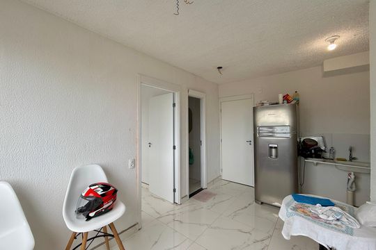 Sala de apartamento à venda com 2 quartos, 30m² em Jardim Caravelas, São Paulo