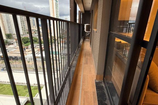 Varanda de apartamento para alugar com 2 quartos, 55m² em Setor Bueno, Goiânia