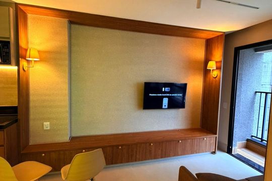 Sala de apartamento para alugar com 2 quartos, 55m² em Setor Bueno, Goiânia