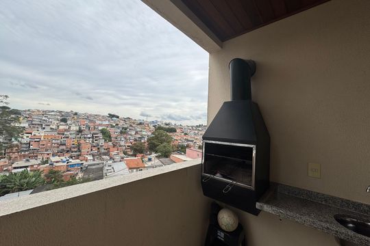 Varanda gourmet de apartamento à venda com 2 quartos, 51m² em Jaguaribe, Osasco