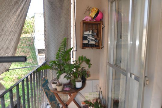 Varanda da Sala de apartamento à venda com 2 quartos, 55m² em Jardim Sulacap, Rio de Janeiro