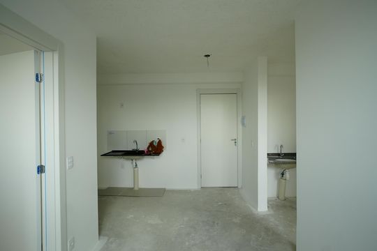 Sala de apartamento à venda com 2 quartos, 35m² em Jardim, Santo André