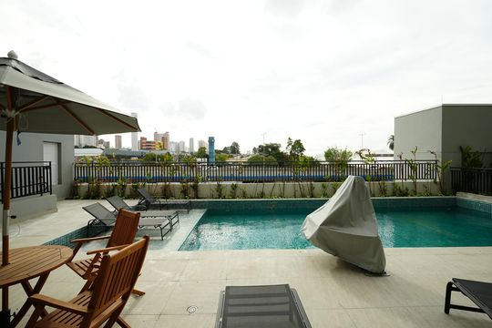 Área comum - Piscina de apartamento à venda com 2 quartos, 35m² em Jardim, Santo André
