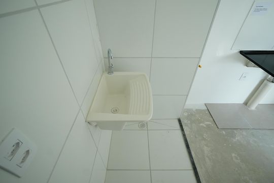 Área de Serviço de apartamento à venda com 2 quartos, 35m² em Jardim, Santo André
