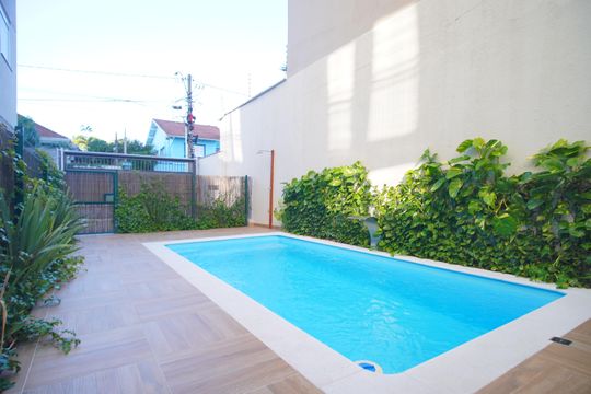 Área comum - Piscina de apartamento à venda com 3 quartos, 72m² em Centro, São Leopoldo