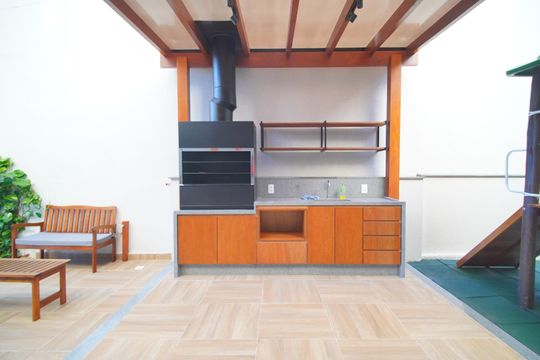 Área comum - Churrasqueira de apartamento à venda com 3 quartos, 63m² em Centro, São Leopoldo