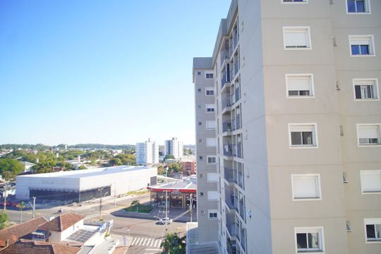 Vista da Suíte de apartamento à venda com 3 quartos, 74m² em Centro, São Leopoldo