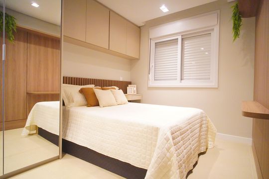 Suíte de apartamento à venda com 2 quartos, 63m² em Centro, São Leopoldo
